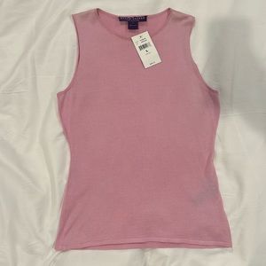 NWT Ralph Lauren Purple Label Silk Top Large
